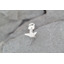 Серебряная серьга - пусета в форме Звездочки МРК22427001